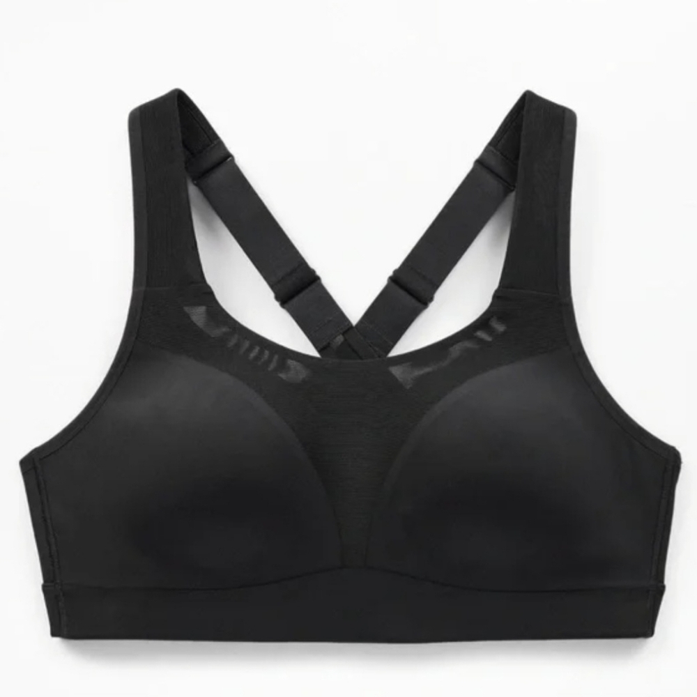 ATHLETA 38D Black Speed Run High Impact Sports Bra #599845